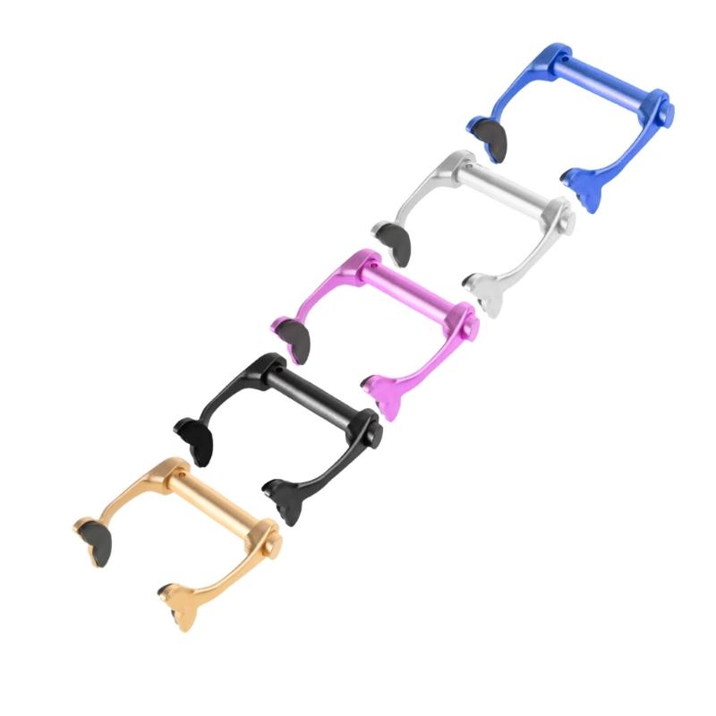 Nonslip Swimming Nose Plug Adults Nose Protector Aluminum Alloy Diving Nose Clip with Lanyard for Diving Training