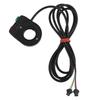 2 in 1 Motorcycle Horn Light Switch Handlebar Light Horn Turn On Off Switch Button for Scooter Electric Cycle 1.5 Meters Cable