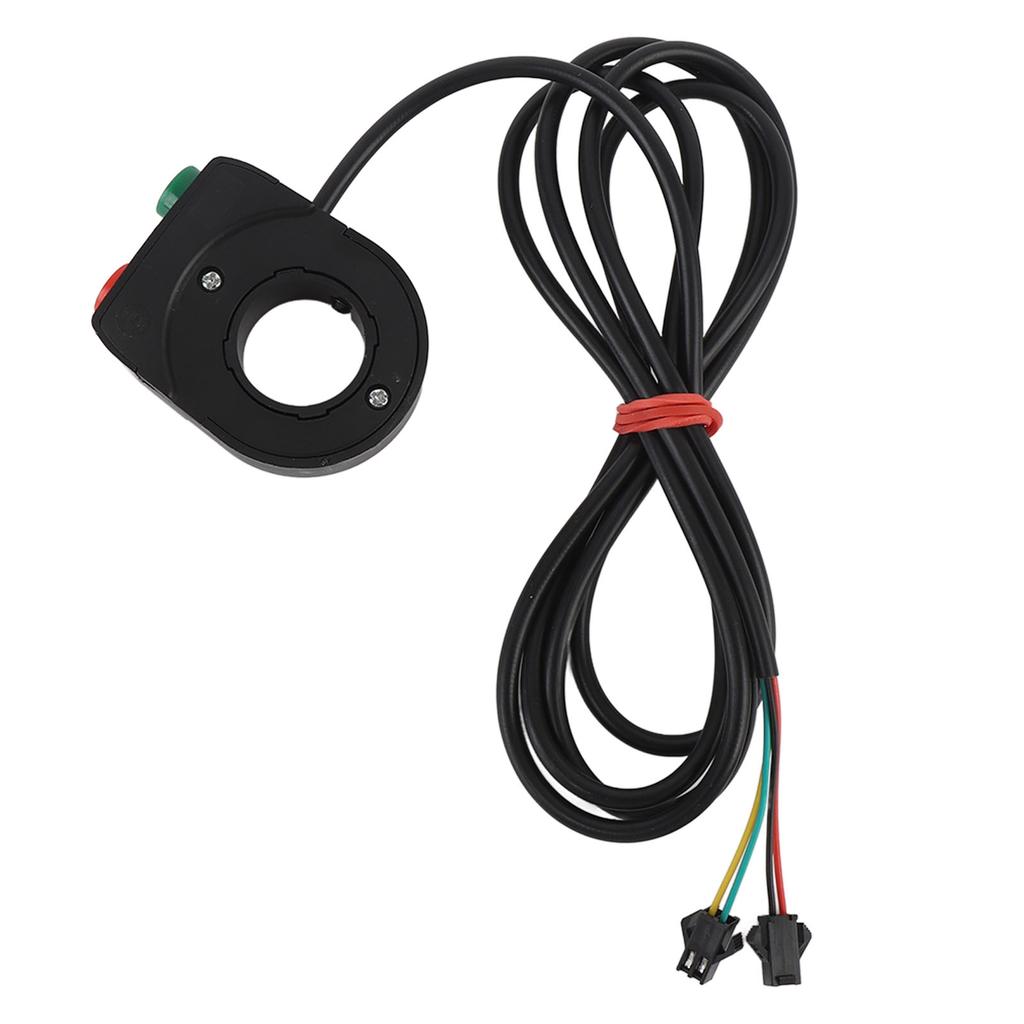 2 in 1 Motorcycle Horn Light Switch Handlebar Light Horn Turn On Off Switch Button for Scooter Electric Cycle 1.5 Meters Cable