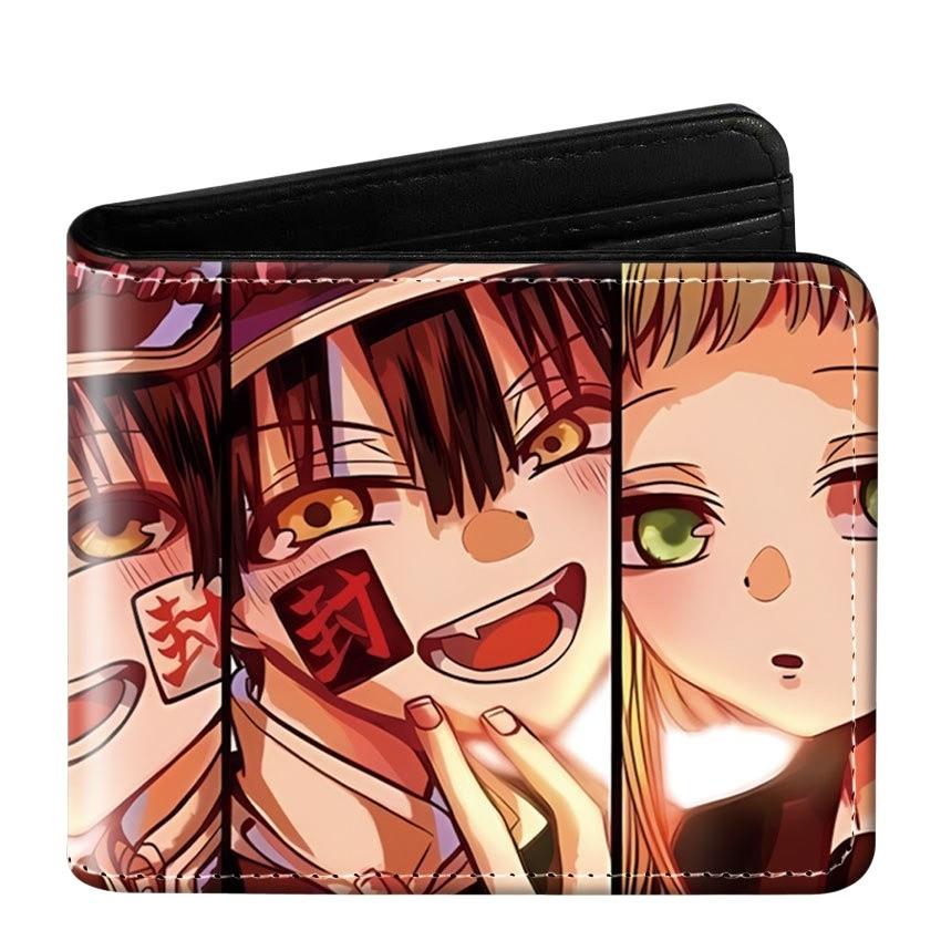 Hanako-kun z toalety Składany skórzany portfel Krótki portfel