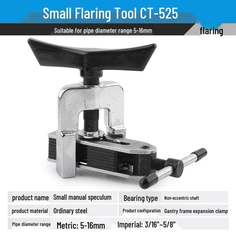 Multifunctional Copper Pipe Expander CT-525/526: Hole Expander & Flare Tool for Refrigeration & Air Conditioning