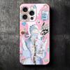 Doctor Nurse Cartoon Soft Phone Case for iPhone 16 16E 17 Air 15 Pro Max 14 Plus 13 Mini 11 12 7 Black Cover Back Shell