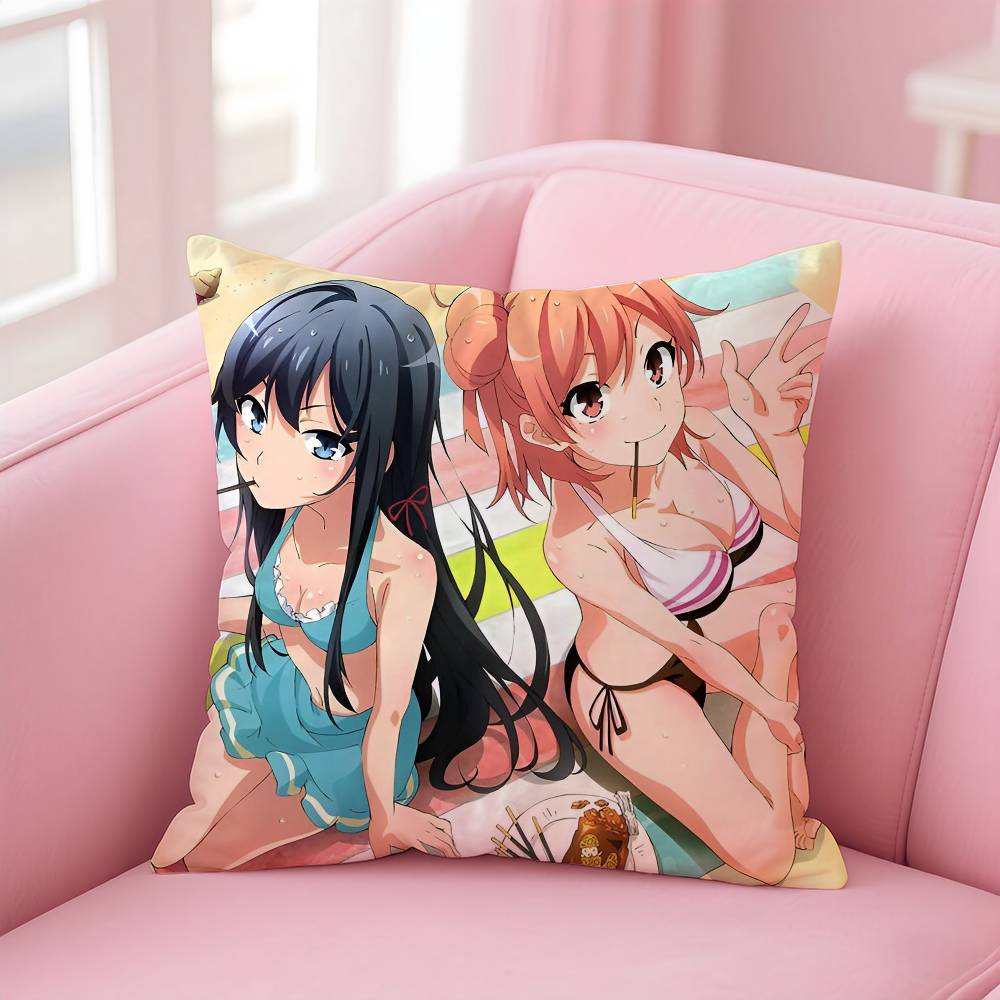 

A Certain Scientific Railgun Pillow Case Printed Pillowcase for Living Room Sofa Cushion Cover & Bedroom Decor 12x12Inch
