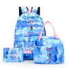 3Pcs/set Cartoon Demon Hunters Printed Backpack with Lunch Bag Pencil Case for Teenager Girl Boy Large Capacity Waterproof Bookbag Gift Mochila