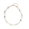 Bohemian Natural Stone Collar Necklace Unique Textured Gemstones Adjustable Length Handmade Jewelry For Women
