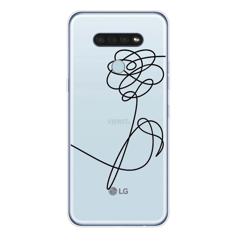 Love Yourself Flower Kpop pentru LG K92 K52 K62 K22 K71 K61 K51S K41S G8 G8S G8X V35 V50 V40 V50S V60 Q60 Husa de telefon