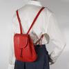 Fendi Mini Backpack Backpack Daypack Vintage Red Calfskin Women Used