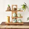 Desktop Antique Rack Solid Wood Chinese Storage Rack Teapot Multi-treasure Pavilion Display Rack