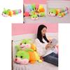 Giant Soft Caterpillar Sleeping Pillow Plush Toy For Kids In Colorful Multicolor Design