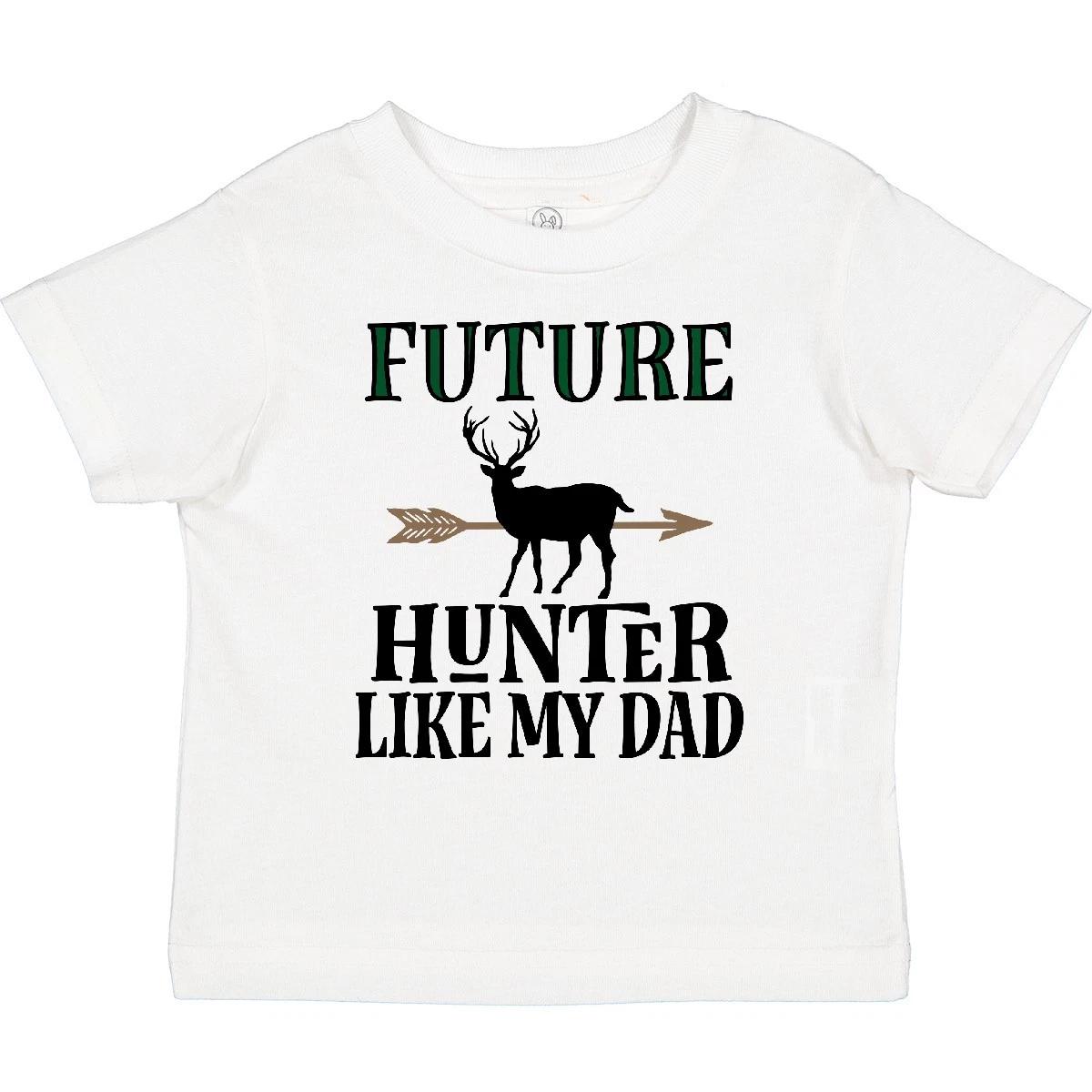 Inktastic Hunting Future Hunter Like Dad Toddler T-Shirt Bowhunter Archer Childs 100
