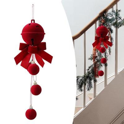 Christmas Bell Hanging Ornament Decorative Pendant Tree Decoration for Outdoor