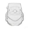 Creative Santa Claus Glassware Transparent Milk Coffee Cup Heat-resistant Multifunction Water Cup Christams Party Gift