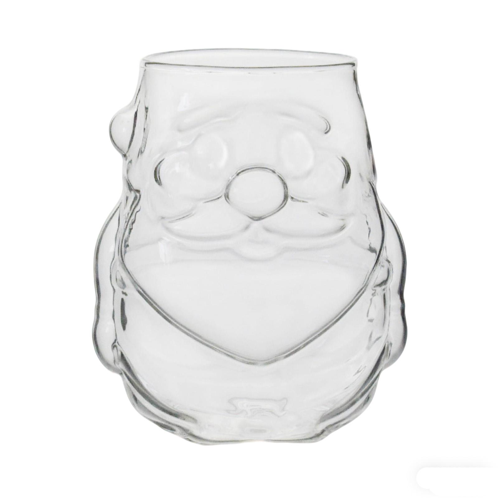 

Christmas Creative Santa Glassware - Milk Cup, Drink Cup, Heat-resistant Water Cup, Homemade Candle Aromatherapy Container 690ML One Size