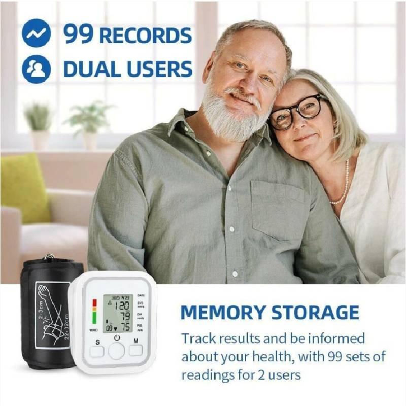 Pressure Electronic Blood Monitor Wrist Home Pressure Heart Rate Measurement