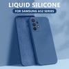 Liquid Silicone Case For Samsung Galaxy S25 Edge S25 S24 S23 S22 Ultra Plus S24 FE A56 A54 A53 A55 Camera Protect Soft Cover