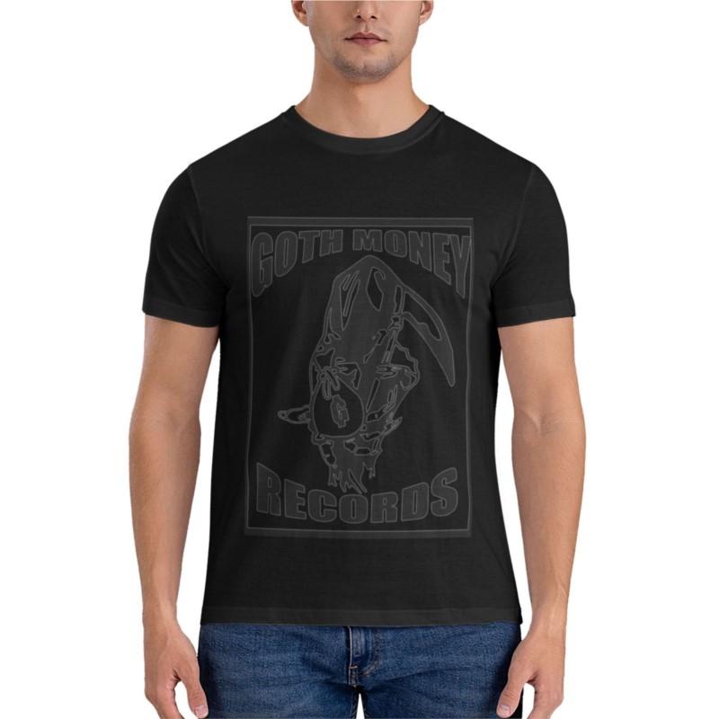 Goth Money Records Maglietta Classica t shirt vintage moda coreana felpe Maglietta semplice unisex
