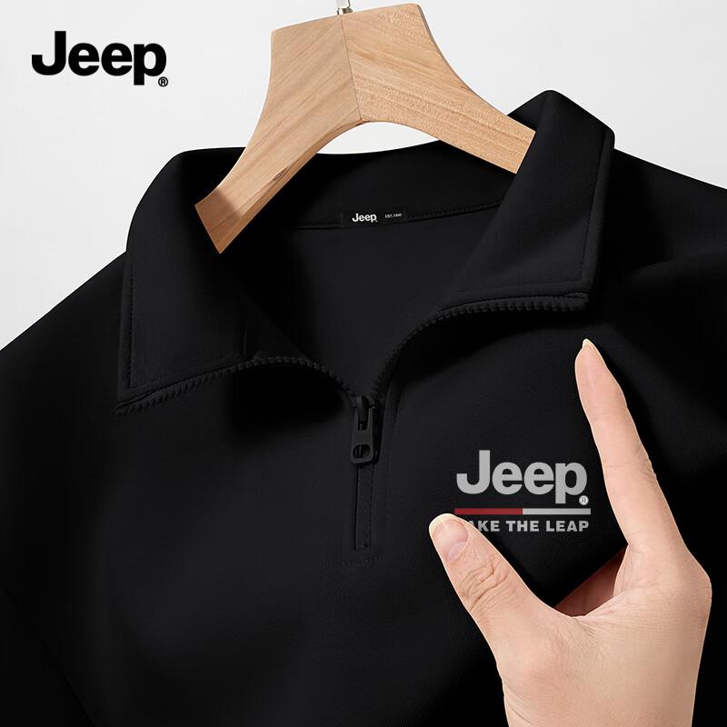 JEEP Men s Stand Collar Half-Zip Pullover Sweatshirt XL