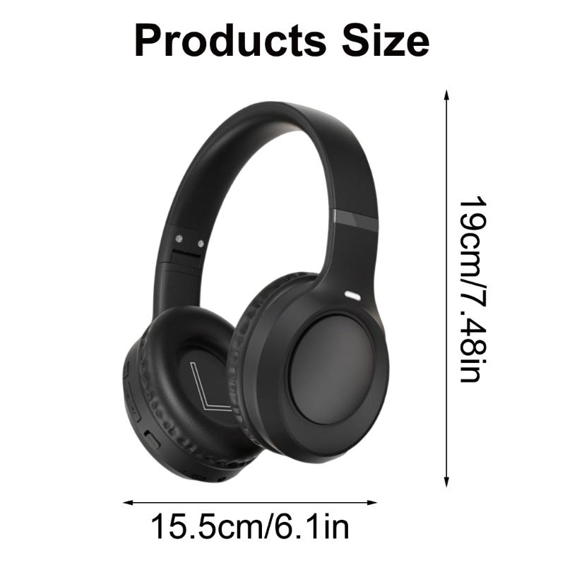 Long Last Wireless Headphones HiFi Sound, Comfortable Over Ear Earphone For PC And Mobile Phone Home Offices Use