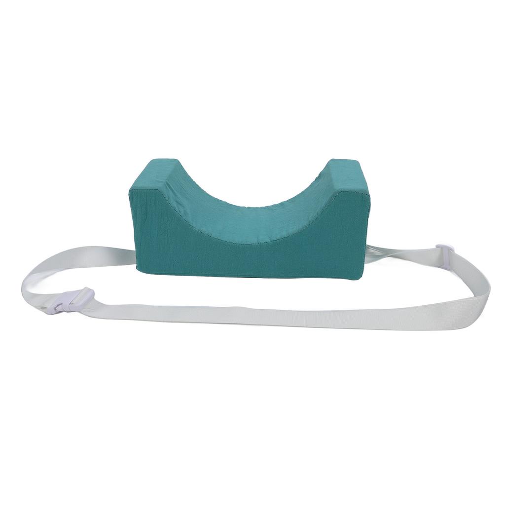 Head Positioner Pillow Green Cotton Cloth Comfortable Breathable Adjustable Neck Support Head Stabilizer Pillow for Wheelchair Patients