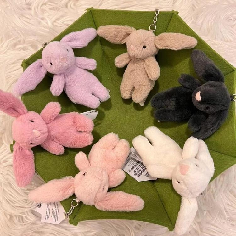 Cartoon Rabbit Keychain Bag Pendant Charming Accessory for Birthdays and Parties
