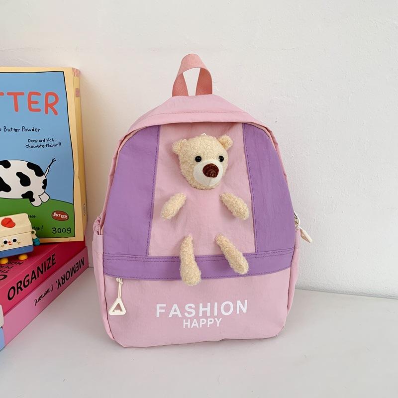 Schoolbag kindergarten children's small schoolbag primary school students first grade light load reduction cartoon cute boys and girls backpack