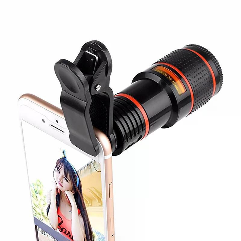 Telescopio per telefono Teleobiettivo Obiettivo zoom Monoculare Obiettivo per fotocamera del telefono cellulare per smartphone Lente Para Celular