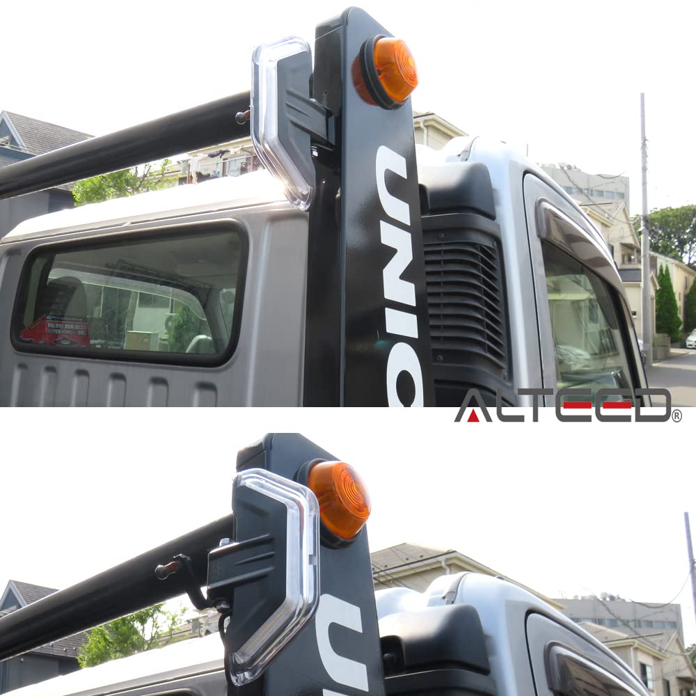 ALTEED COB LED Patrol Light Flashlight Bar with Aluminum Compatible with 12V and 24V Vehicles Bar, Half-Illumination Body, (Blue)