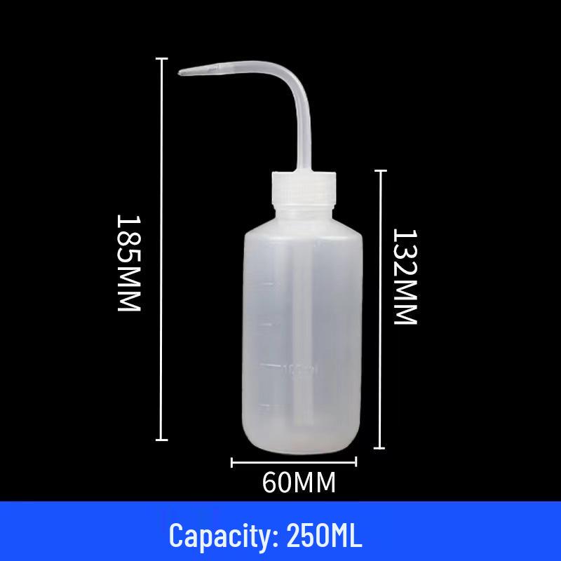 Curved Mouthwash Bottle - PP Plastic, Soft Seal, 250ml/500ml/1000ml Watering Can
