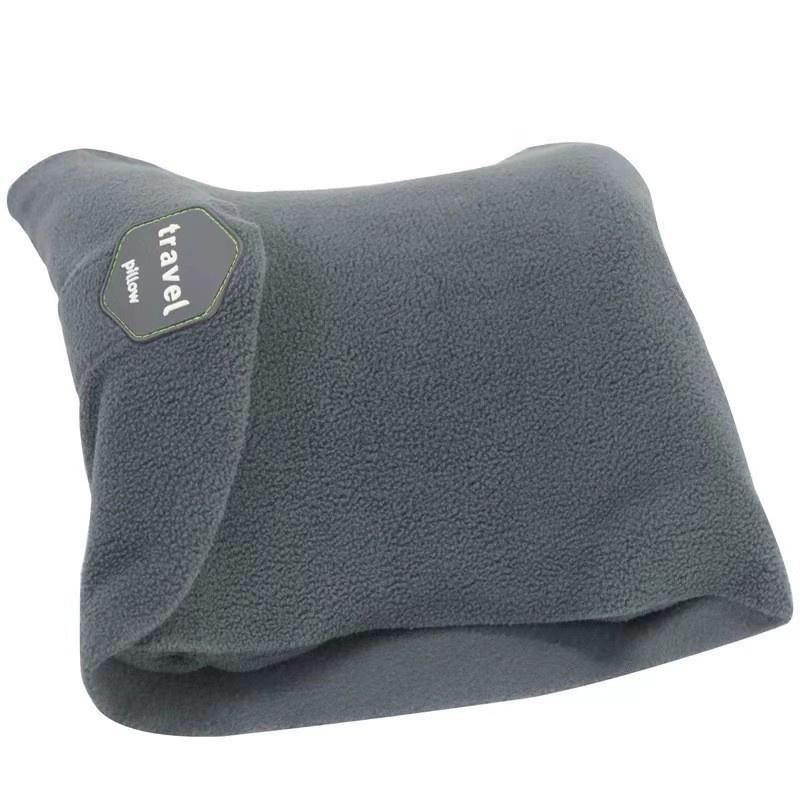 Scarf Pillow Sleeping Office Napping Neck Pillow For Travel Cervical Protection Pillow U-Shaped Portable Aircraft Pillow серый