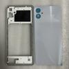 For Samsung Galaxy A05 A055 Phone Housing Middle Frame+Battery Back Cover Panel Lid Rear Door With Camera Lens