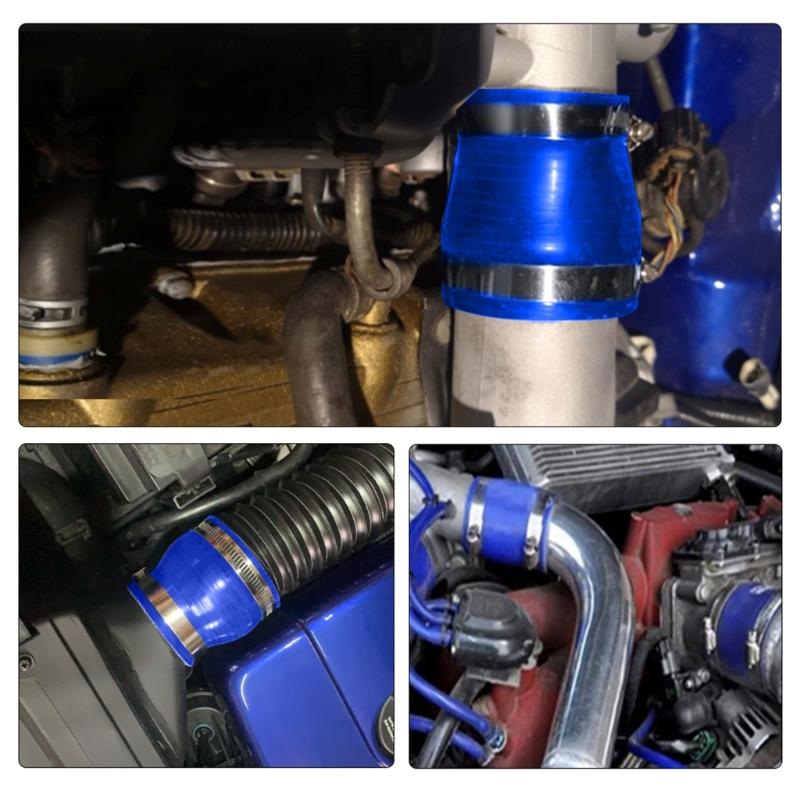 ID 2"-2.5"/51mm-64mm Silicone Reducer Coupler Hoses,Length 3" Reinforced Turbos/Intercooler/Intake Piping