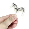 12PCS Small Wild Jungle Zoo Animal Model Elephant Giraffe Tiger Panda Lion Figures Collection Educational Toy For Kid Gift