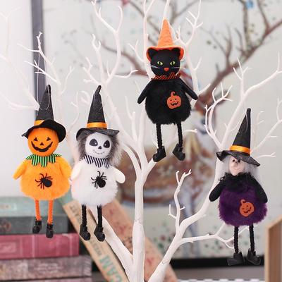 Plüsch Kürbis Hexe Puppe Hängende Halloween Dekoration