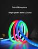 360° RGB LED Dragon Scale Neon Light Strip - Waterproof & Color-Changing