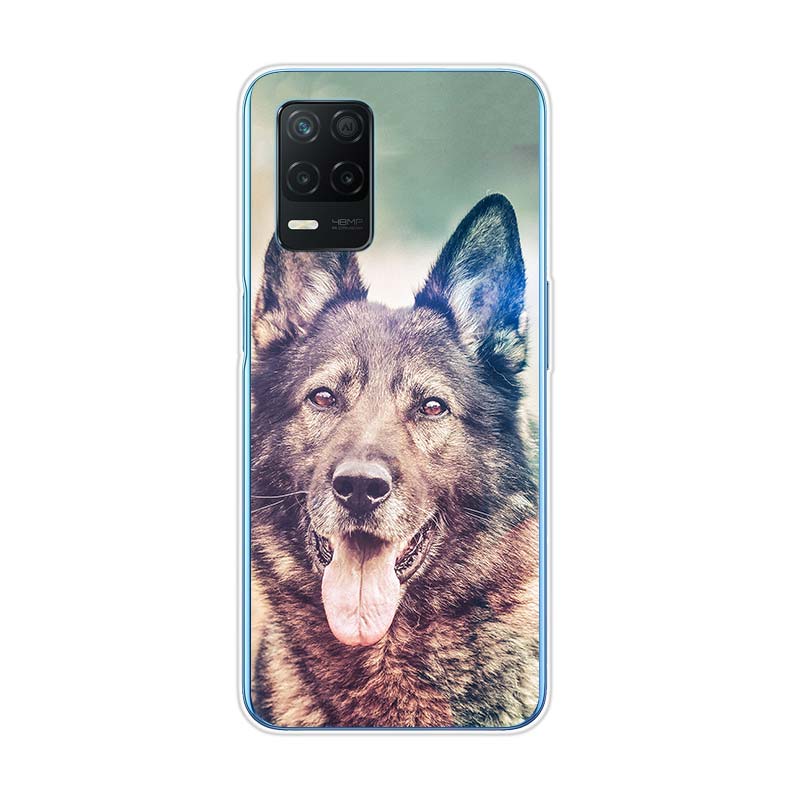 German Shepherds Dogs For Realme 8 8i V3 V5 GT Neo Flash Edition Explorer Master Neo2 Narzo 30 50i 50A C21Y Phone Case