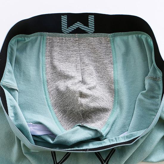 Muži Boxerské spodní prádlo Středně rostoucí elastický široký pás Šortky Kalhotky Kreslený potisk Slim Fit Spací prádlo