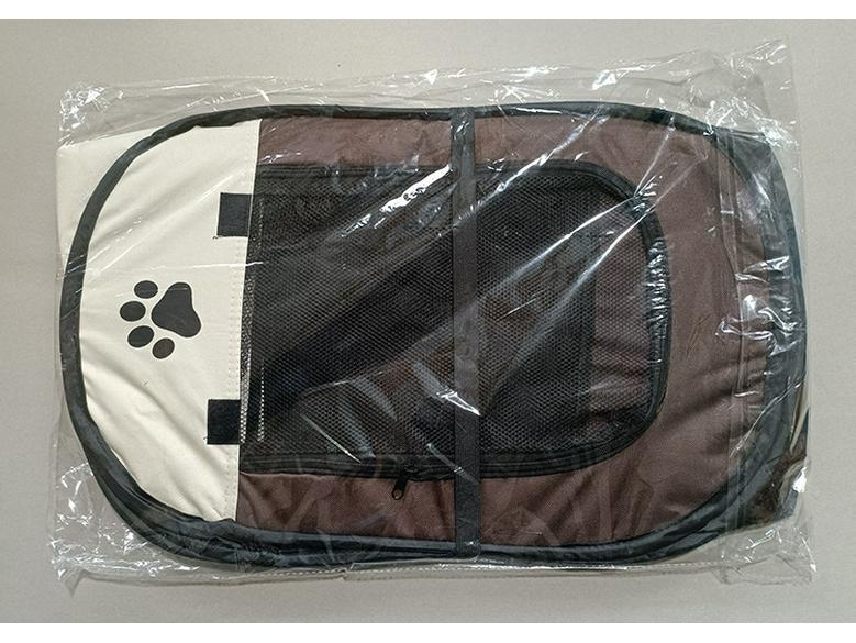 Tragbares achteckiges Haustierzelt: Faltbarer Katzen- und Hundekäfig aus Oxford-Stoff