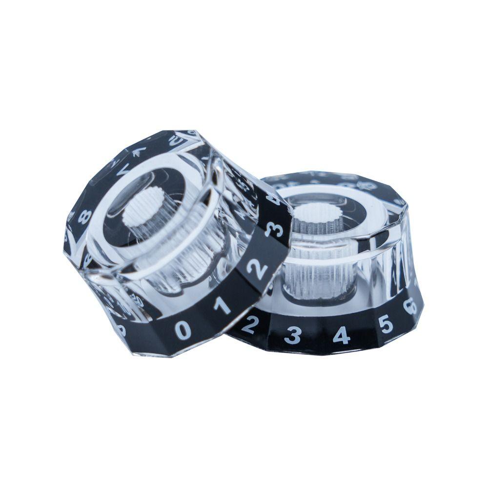 Acrylic Speed Guitar Knobs Lampshade Shape Guitar Volume Tone Knob  Musical Instrument