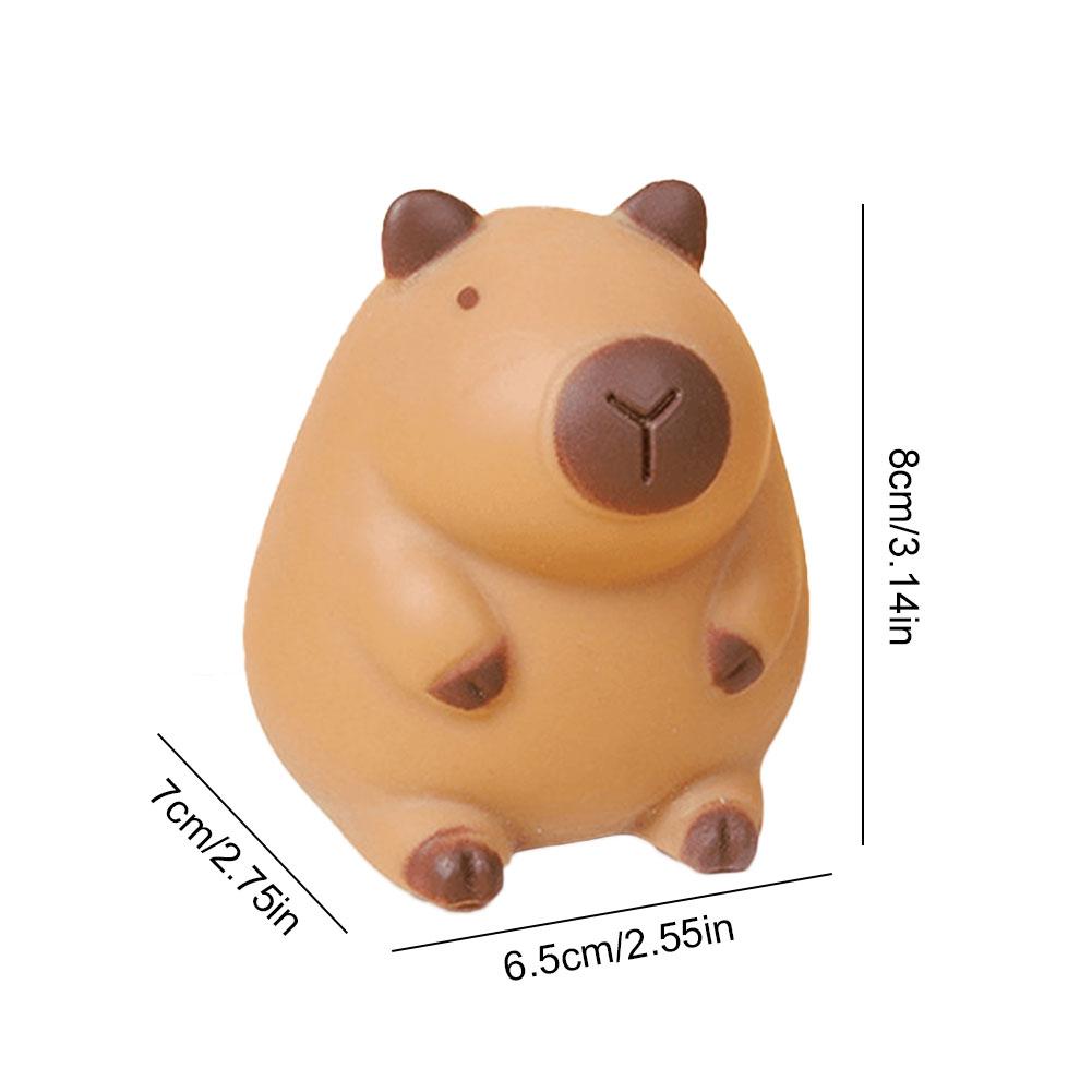 Capybara Squeeze Toys  Capybara Slow Rebound Toy Cute Capybara Shape Squeeze Ball Birthday Gift for Kids