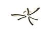 Cross-Border LED Creative Ceiling Light for Living Room & Bedroom - Modern, Simple, Acrylic Design