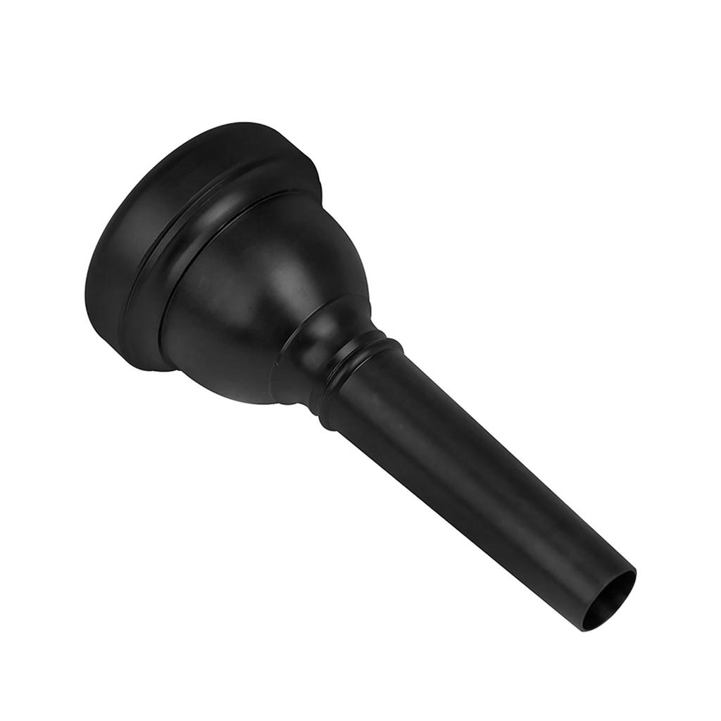 Black Alto Trombone Mouthpiece ABS Durable Lightweight Mouth Piece Musical Accessories for Students and Bands