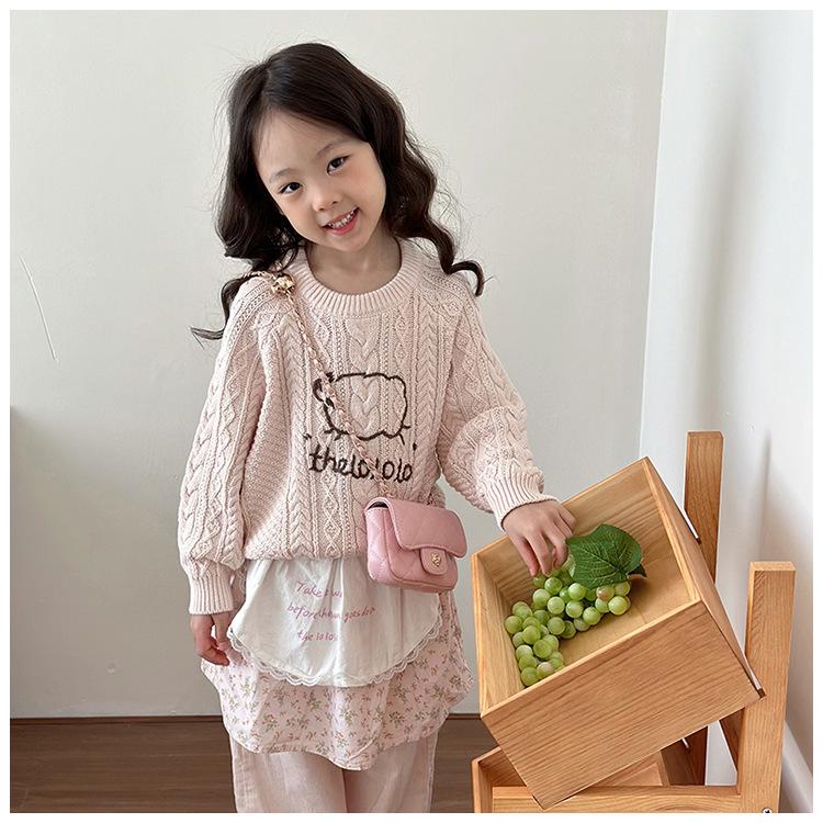 Mini Crossbody Chain Bag for Girls: Autumn/Winter Rhombus Style Lipstick Bag