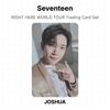 Seventeen RIGHT HERE WORLD TOUR Trading Card Set Official Photocard