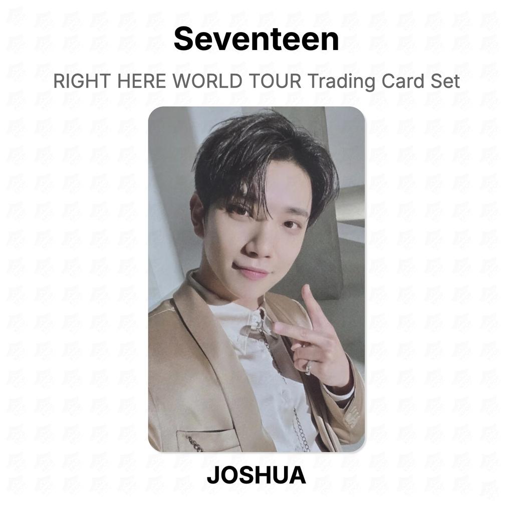 Seventeen RIGHT HERE WORLD TOUR Trading Card Set Official Photocard