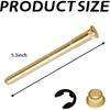 4PCS Door Hinge P and Bushings Kit Car Front Door Hinge Pin, Metal Vehicl