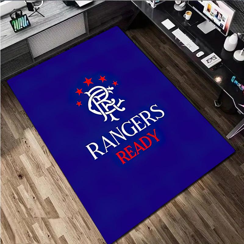 1Pc Rangers Football Club Print Rug - Home Decoration Carpet For Living Room Bedroom Flooring Computer Chair Area Rug