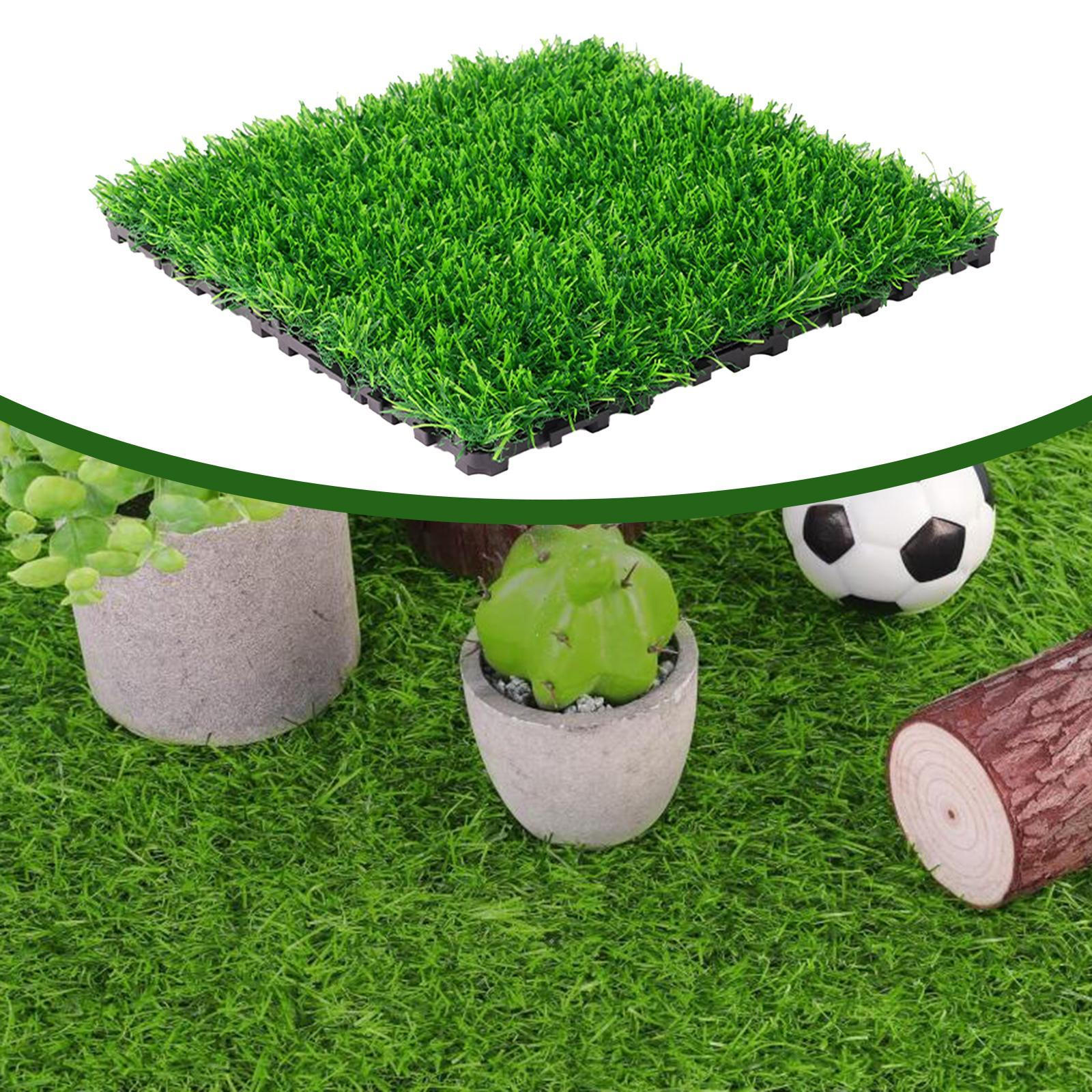 

Плитки искусственной травы 12 x12 для мероприятий и пространств на открытом воздухе темно-зеленого