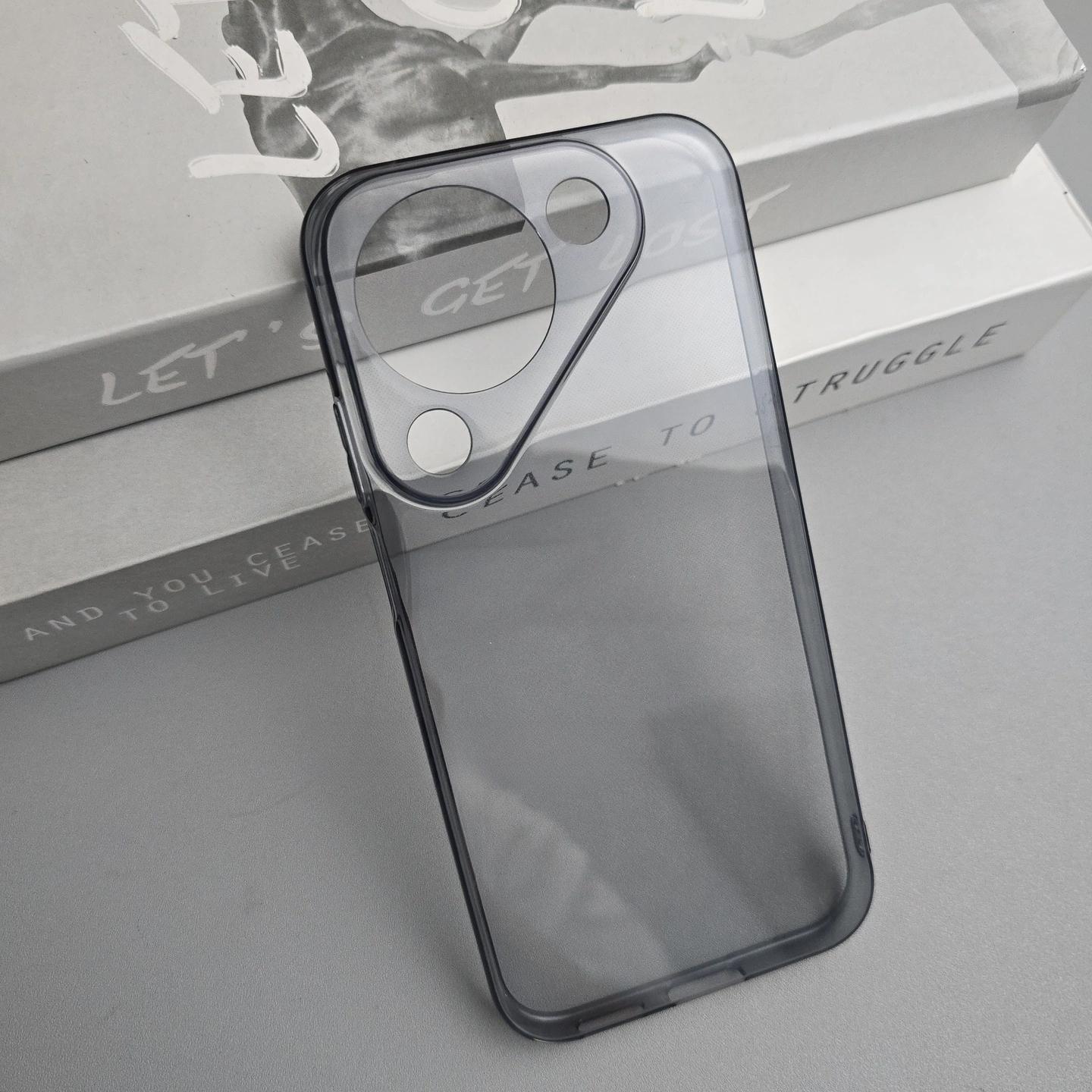 For Huawei Pura 90 Case New Simple Ultra Thin TPU Clear Non-slip Phone Protect Cover For Huawei Pura90 Shell Shockproof Bumper Huawei pura 90 чёрный