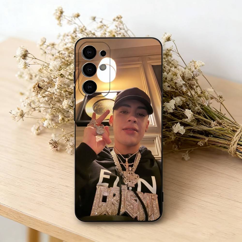 

C-CRIS MJ S-Singer Phone Case For Samsung S25,S24,S21,S22,S23,S30,Ultra,S20,Plus,Fe,Lite,Note,10,Black Cover Samsung S22plus5G