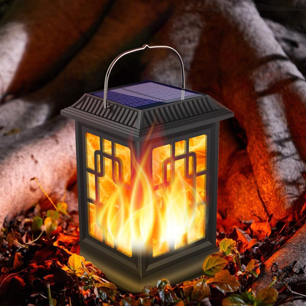 Solar Light Flame Outdoor Wall Garden Floor Plug Light Torch Torch Light